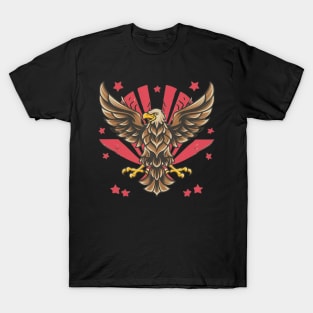 Traditional Eagle Tattoo T-Shirt